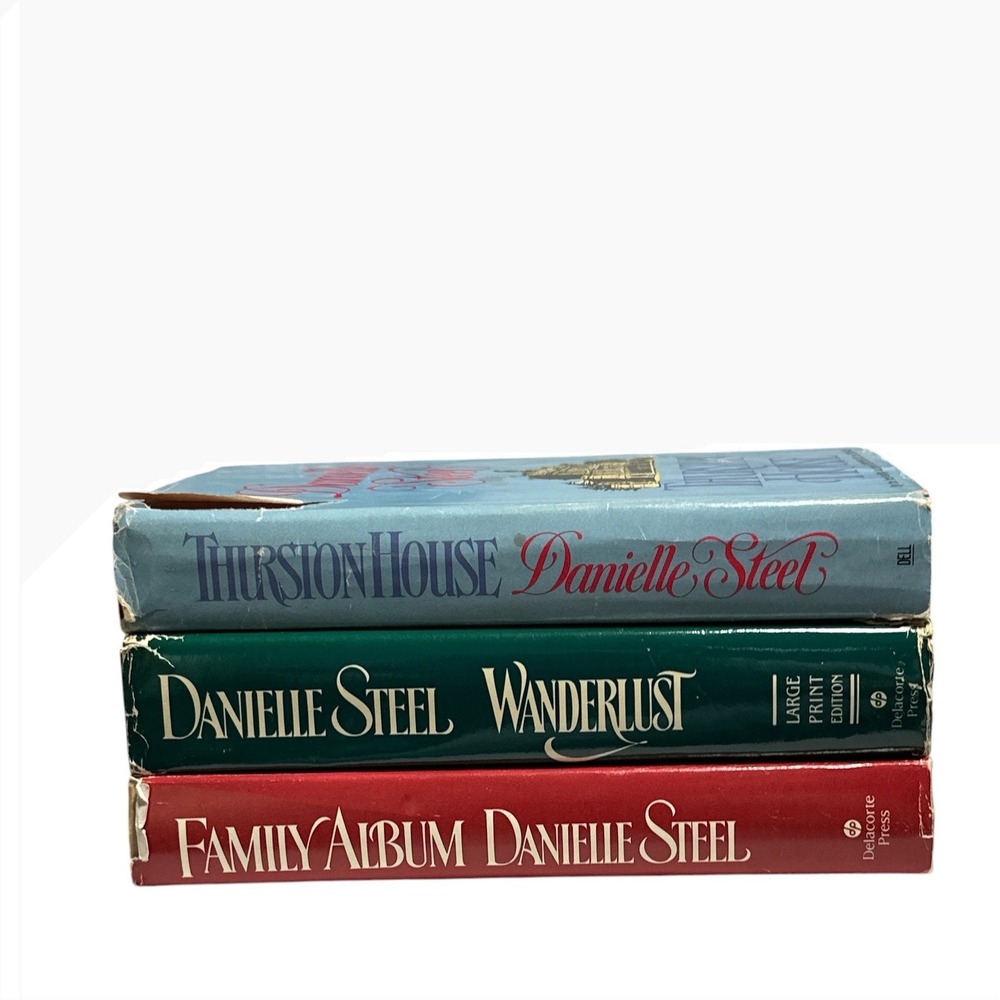 Danielle Steel Vintage 1980's Hardcover 3 Book Lot